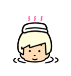 ゆたんぽガール 顔だけ（個別スタンプ：25）