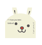 うさぎのスタンプ的なやつ(日/英/タイ)（個別スタンプ：12）