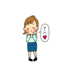 あすかちゃんとアスパカくんスタンプ（個別スタンプ：14）