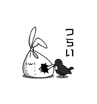 ゴミうさスタンプ（個別スタンプ：3）