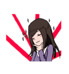 実践的な女の子（個別スタンプ：15）