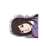 実践的な女の子（個別スタンプ：19）