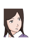 実践的な女の子（個別スタンプ：21）