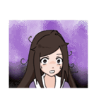 実践的な女の子（個別スタンプ：22）