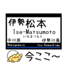 私鉄 名古屋線 湯の山線 気軽に今この駅！（個別スタンプ：23）