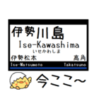 私鉄 名古屋線 湯の山線 気軽に今この駅！（個別スタンプ：24）