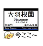 私鉄 名古屋線 湯の山線 気軽に今この駅！（個別スタンプ：29）