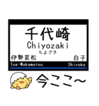 私鉄 名古屋線 鈴鹿線 気軽に今この駅！（個別スタンプ：10）