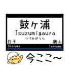 私鉄 名古屋線 鈴鹿線 気軽に今この駅！（個別スタンプ：12）