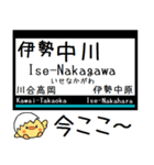 私鉄山田線 鳥羽線 志摩線 気軽に今この駅（個別スタンプ：1）
