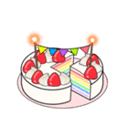3月17日～3月31日のお誕生日ケーキ（個別スタンプ：8）