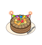 4月1日～4月16日のお誕生日ケーキ（個別スタンプ：4）