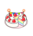 4月1日～4月16日のお誕生日ケーキ（個別スタンプ：8）