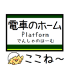 私鉄 けいはんな線 生駒線 気軽に今この駅（個別スタンプ：29）