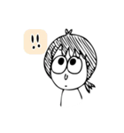 しもぶくれちゃんの日々（個別スタンプ：9）