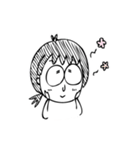しもぶくれちゃんの日々（個別スタンプ：17）