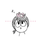 しもぶくれちゃんの日々（個別スタンプ：27）