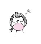 しもぶくれちゃんの日々（個別スタンプ：29）