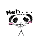 Stick figure panda 2（個別スタンプ：5）