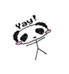 Stick figure panda 2（個別スタンプ：6）