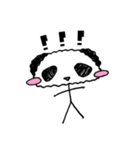 Stick figure panda 2（個別スタンプ：11）