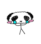 Stick figure panda 2（個別スタンプ：13）