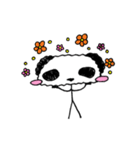 Stick figure panda 2（個別スタンプ：14）