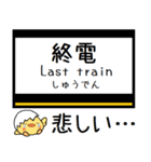 私鉄 京都線 気軽に今この駅だよ！（個別スタンプ：34）