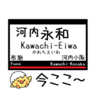 私鉄 難波線 奈良線 気軽に今この駅だよ！（個別スタンプ：7）