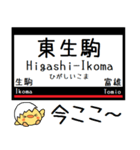 私鉄 難波線 奈良線 気軽に今この駅だよ！（個別スタンプ：18）