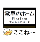 私鉄奈良 橿原線 天理線 気軽に今この駅！（個別スタンプ：31）