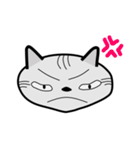 キジトラ猫顔 タイガー（個別スタンプ：4）