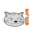 キジトラ猫顔 タイガー（個別スタンプ：14）