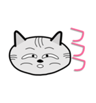 キジトラ猫顔 タイガー（個別スタンプ：19）