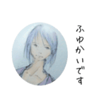 むくわれない人 Ver white（個別スタンプ：16）