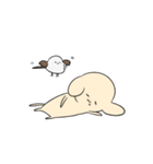 いぬとときどきシマエナガ（個別スタンプ：21）