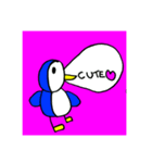 子どもの絵でシンプル英語（個別スタンプ：1）