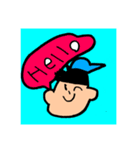 子どもの絵でシンプル英語（個別スタンプ：2）