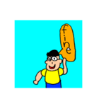 子どもの絵でシンプル英語（個別スタンプ：5）