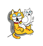 いたずら猫 登場する ！（個別スタンプ：6）