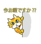いたずら猫 登場する ！（個別スタンプ：14）