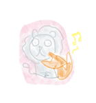 夏の狐と獅子（個別スタンプ：8）