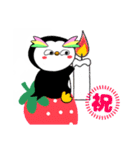 まんまるマユ毛ペンギン（個別スタンプ：31）