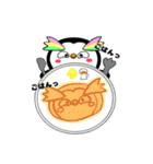 まんまるマユ毛ペンギン（個別スタンプ：32）