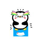 まんまるマユ毛ペンギン（個別スタンプ：33）