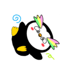 まんまるマユ毛ペンギン（個別スタンプ：36）