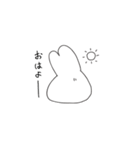 ちょっとヘンなうさぎ（個別スタンプ：1）