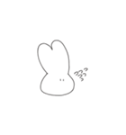 ちょっとヘンなうさぎ（個別スタンプ：11）