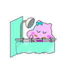 まわし君の彼女（個別スタンプ：35）