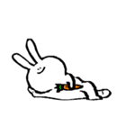 勤勉なうさぎ（個別スタンプ：1）